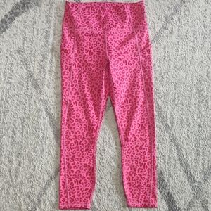 Fabletics Oasis High-Waisted Capris- Leopard Kiss Print, Size S